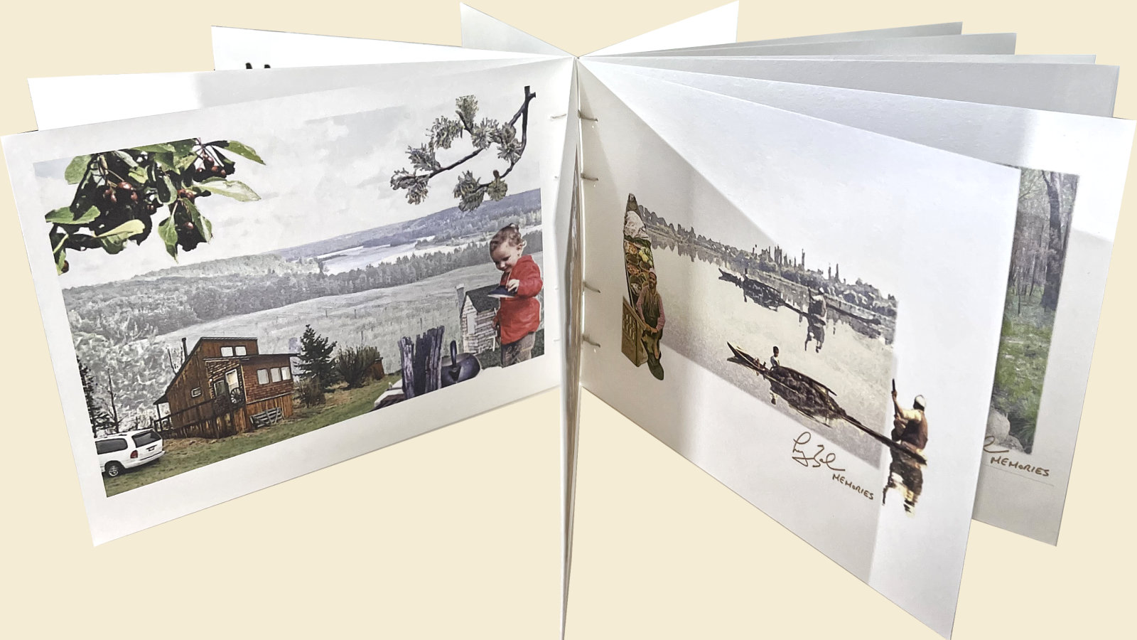 artist book on display